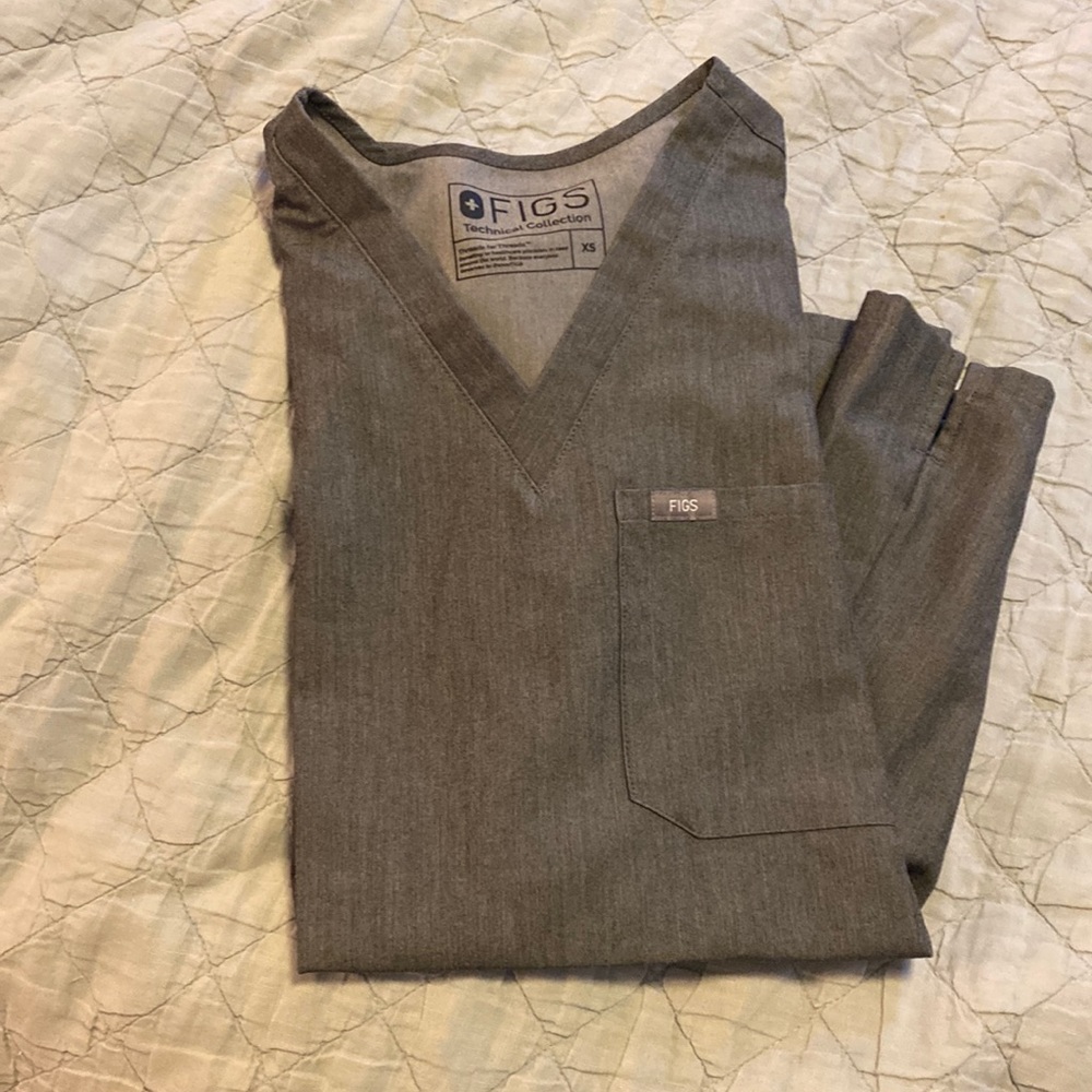 Figs graphite catarina top xs